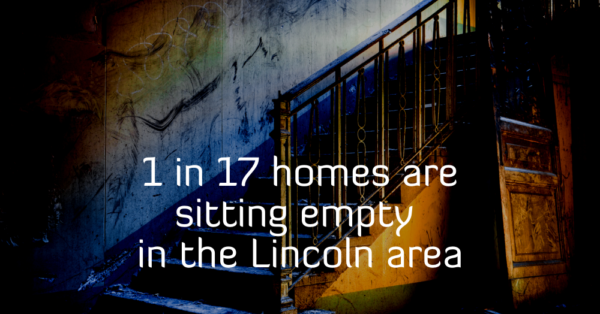 1 in 17 homes are sitting empty in the Lincoln area